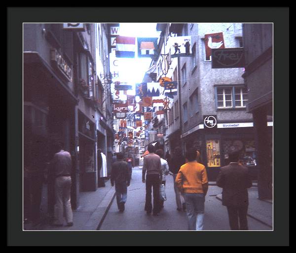 Europe Trip 1973 Number 10 - Framed Print