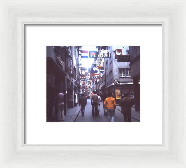 Europe Trip 1973 Number 10 - Framed Print