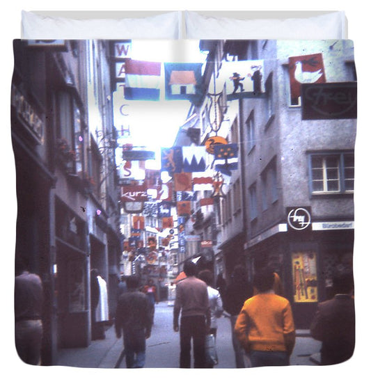 Europe Trip 1973 Number 10 - Duvet Cover