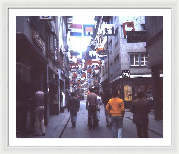 Europe Trip 1973 Number 10 - Framed Print