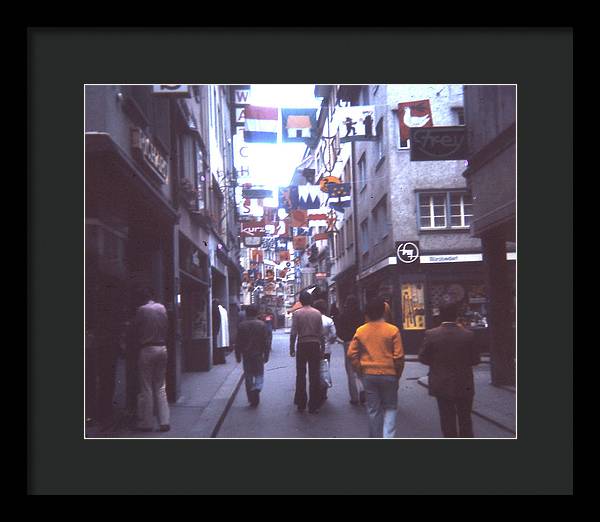 Europe Trip 1973 Number 10 - Framed Print