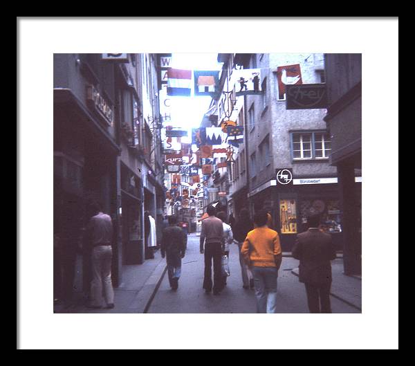 Europe Trip 1973 Number 10 - Framed Print