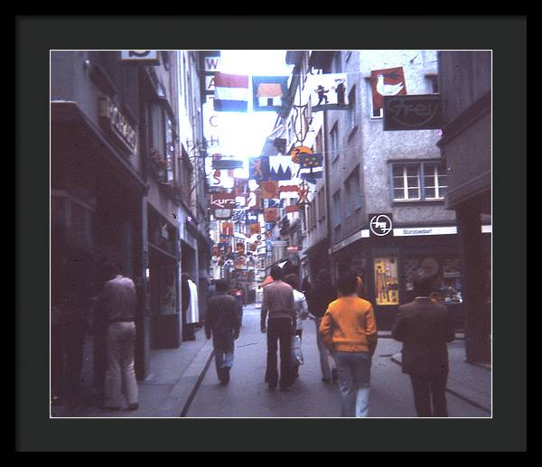Europe Trip 1973 Number 10 - Framed Print