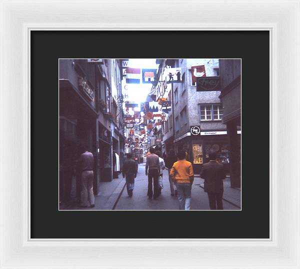 Europe Trip 1973 Number 10 - Framed Print