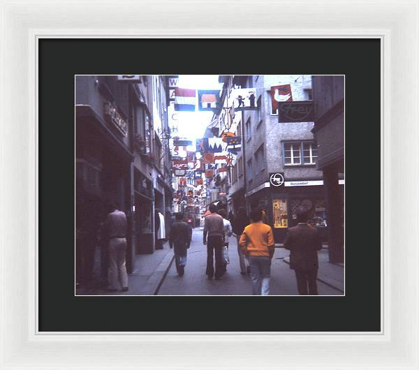 Europe Trip 1973 Number 10 - Framed Print