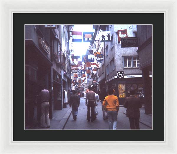 Europe Trip 1973 Number 10 - Framed Print