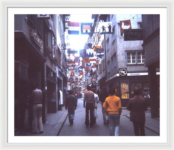Europe Trip 1973 Number 10 - Framed Print