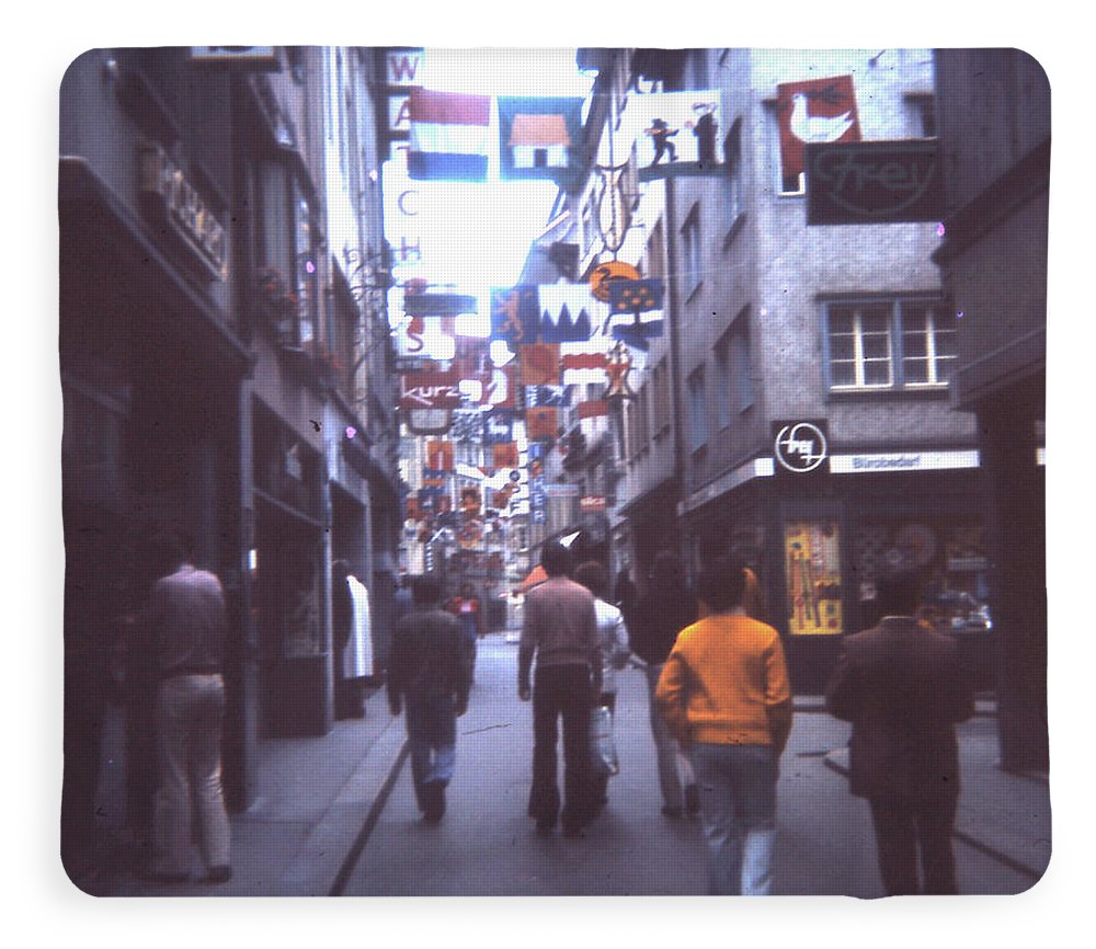 Europe Trip 1973 Number 10 - Blanket