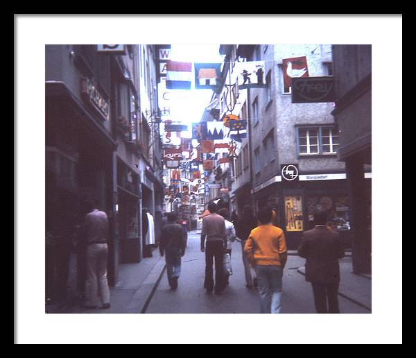 Europe Trip 1973 Number 10 - Framed Print