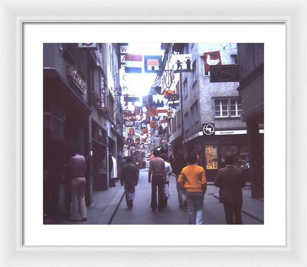 Europe Trip 1973 Number 10 - Framed Print