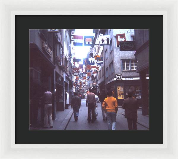 Europe Trip 1973 Number 10 - Framed Print
