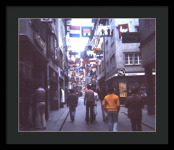 Europe Trip 1973 Number 10 - Framed Print