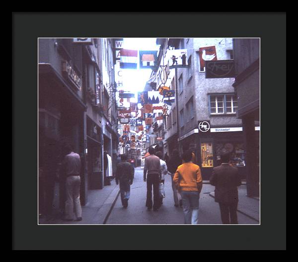 Europe Trip 1973 Number 10 - Framed Print