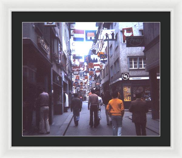 Europe Trip 1973 Number 10 - Framed Print