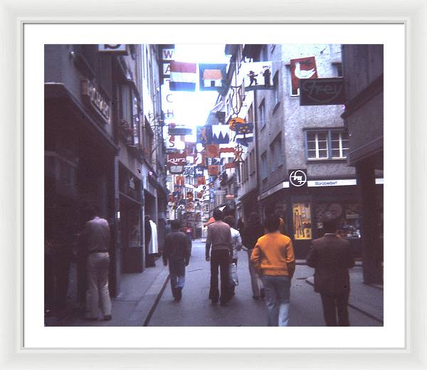 Europe Trip 1973 Number 10 - Framed Print