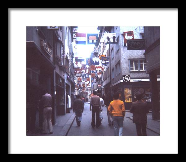 Europe Trip 1973 Number 10 - Framed Print