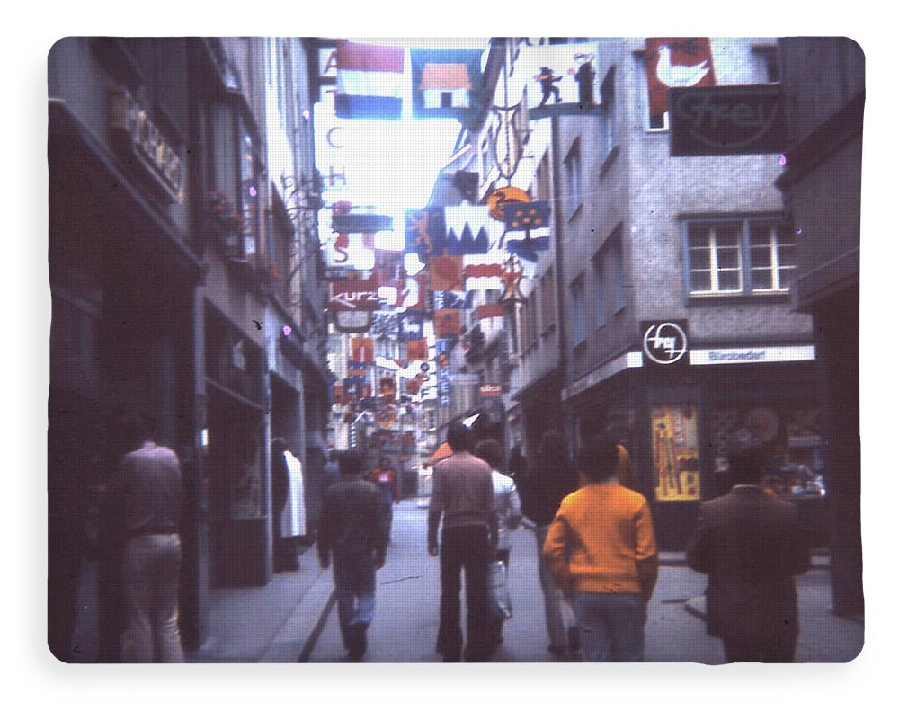 Europe Trip 1973 Number 10 - Blanket