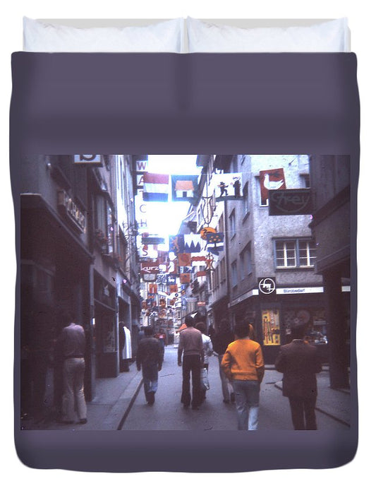 Europe Trip 1973 Number 10 - Duvet Cover