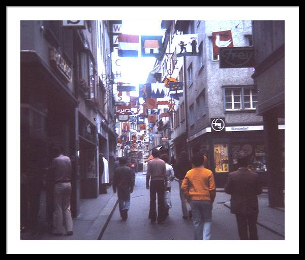 Europe Trip 1973 Number 10 - Framed Print