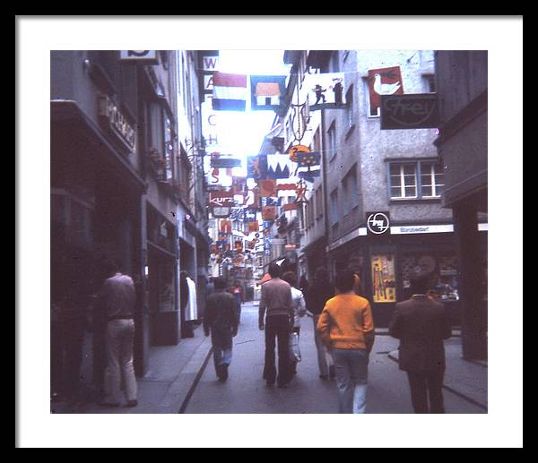 Europe Trip 1973 Number 10 - Framed Print