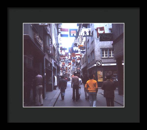Europe Trip 1973 Number 10 - Framed Print