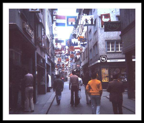 Europe Trip 1973 Number 10 - Framed Print