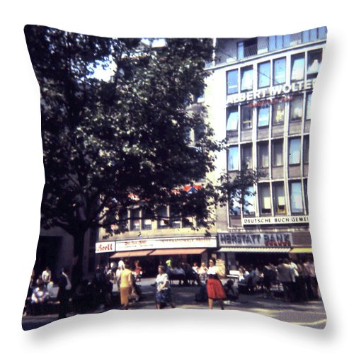 Europe Trip 1973 Number 29 - Throw Pillow