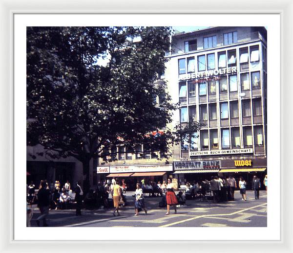 Europe Trip 1973 Number 29 - Framed Print