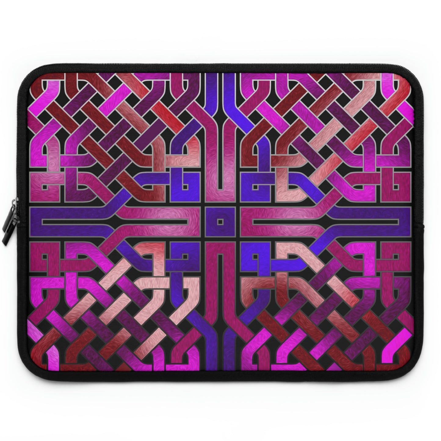 Pink Celtic Knot Square Laptop Sleeve