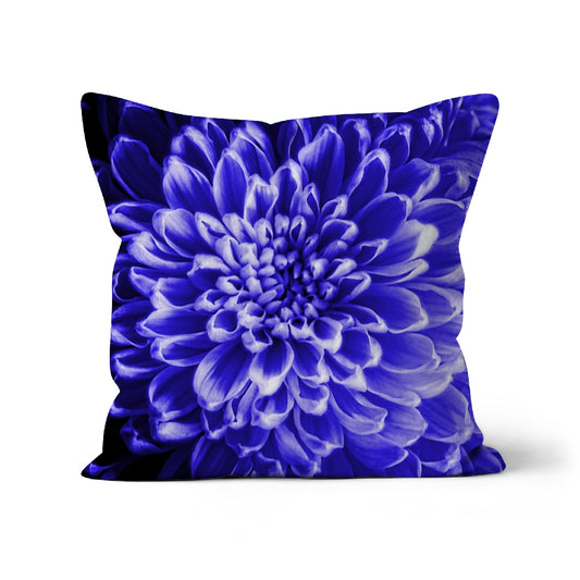 Blue Chrysanthemum Cushion