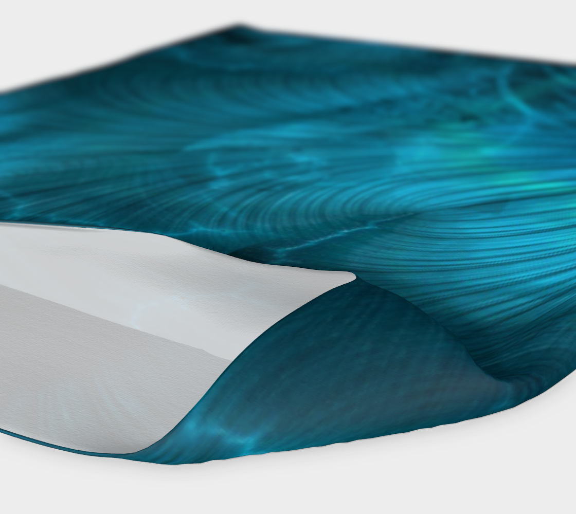 Blue Metallic Fractal Headband