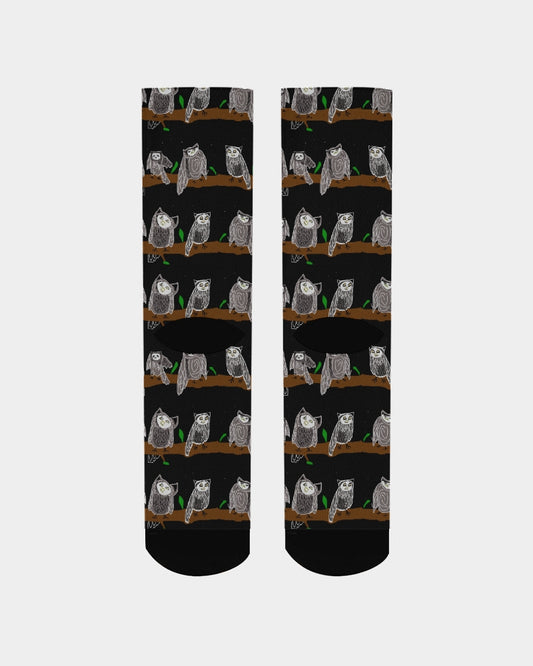 Owls Pattern Men's Socks