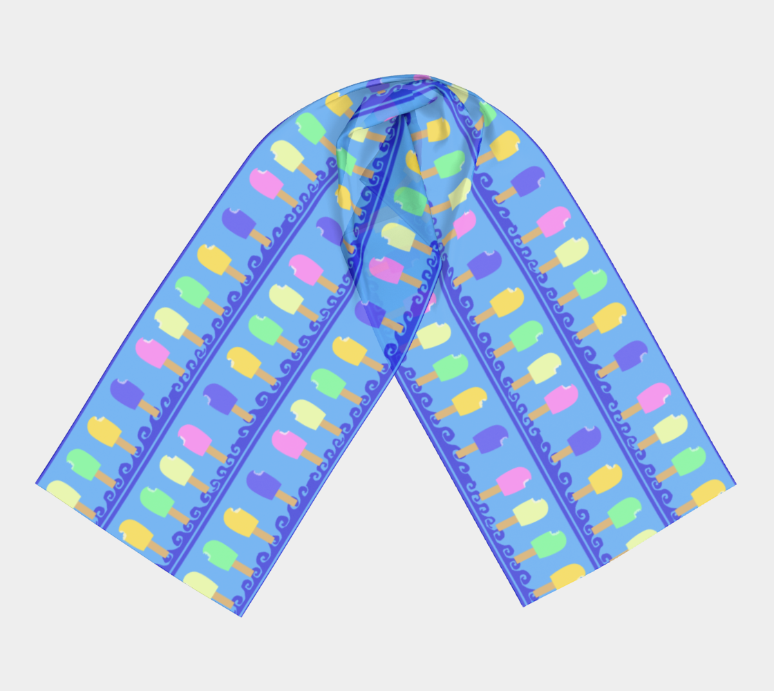 Ice Cream Bar long Scarf