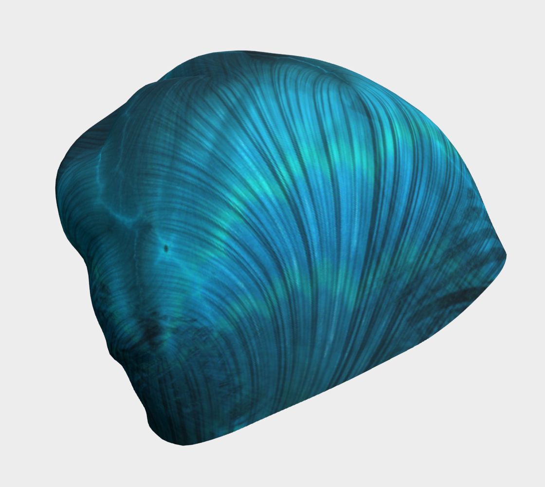Blue Metallic Fractal Hat