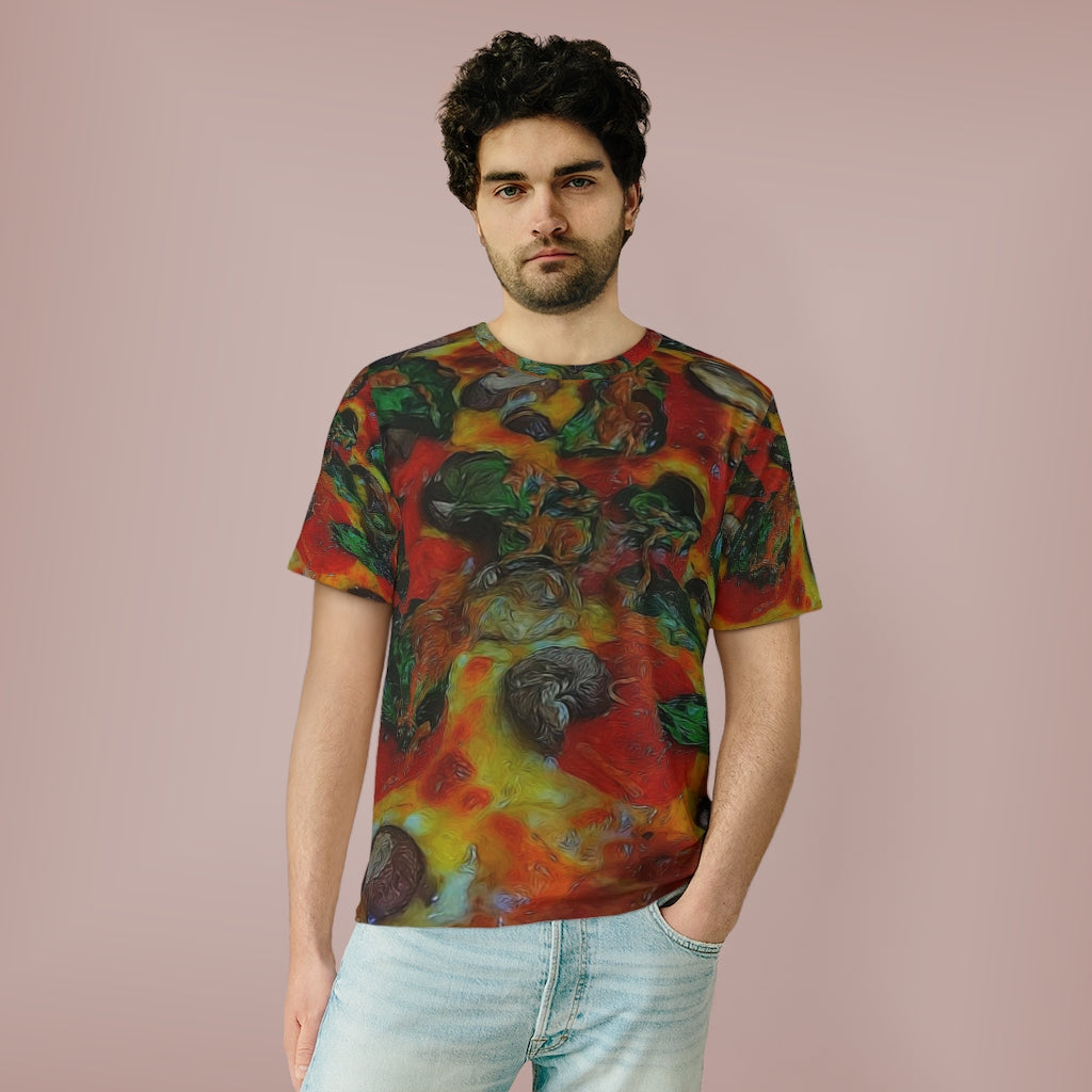 Pizza Unisex AOP Cut & Sew T-Shirt