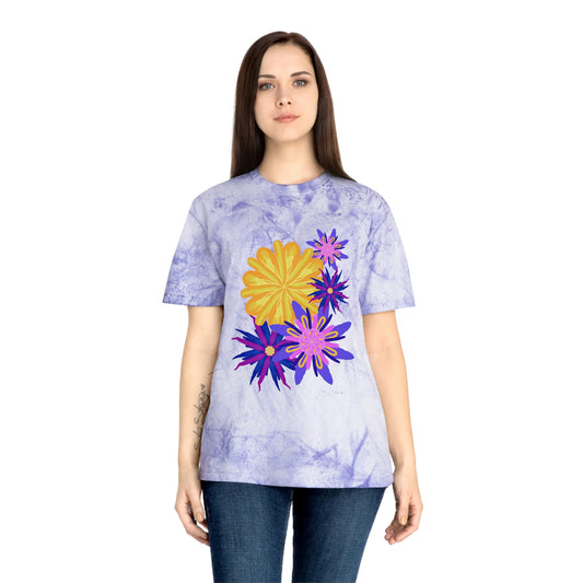 Fanciful Flowers 2 Unisex Color Blast T-Shirt