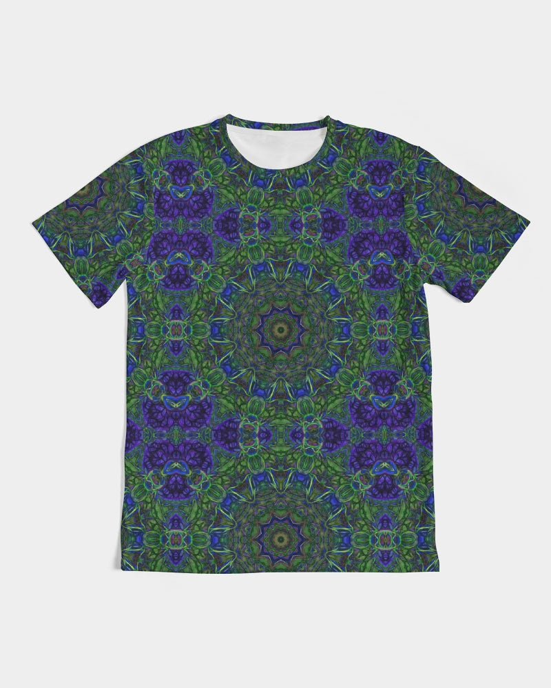 blue Green Ribbon Kaleidoscope Men's Tee