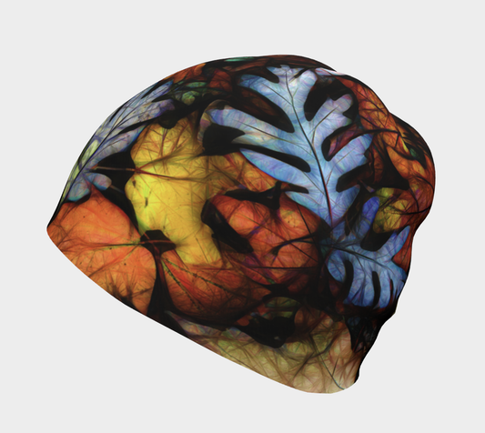 Mid October Leaves Beanie Hat