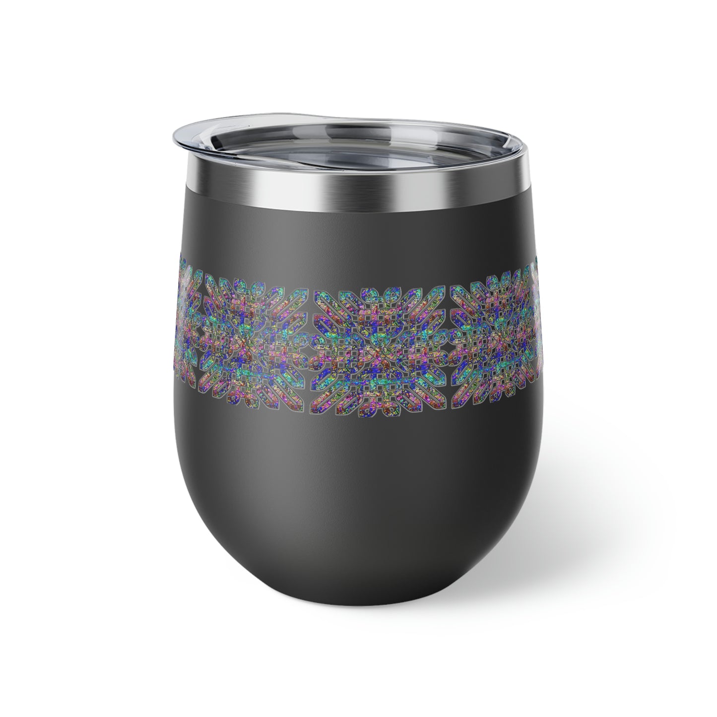 Dichroic Celtic Knot Copper Vacuum Insulated Cup, 12oz