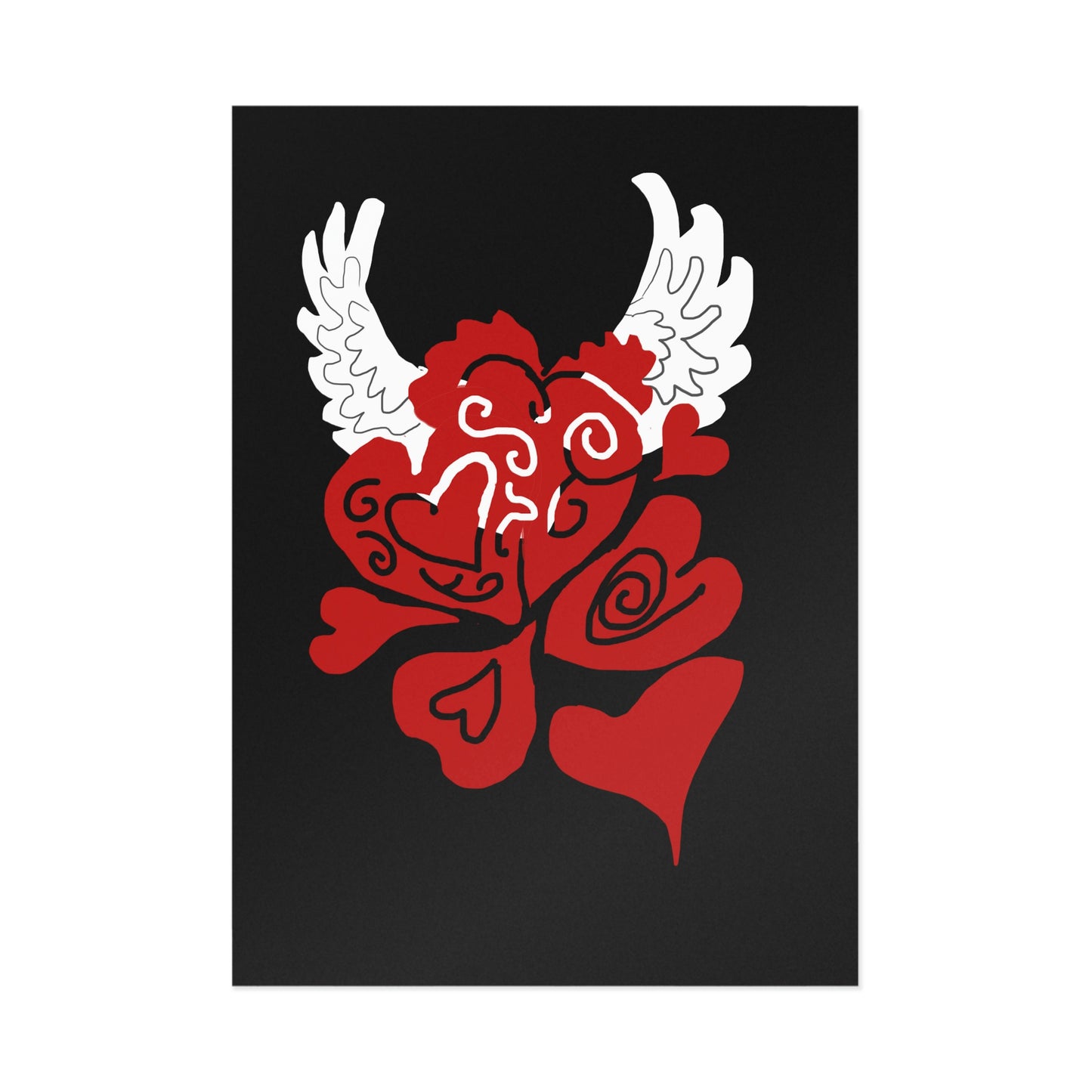 Hearts and Wings Fine Art Postcards