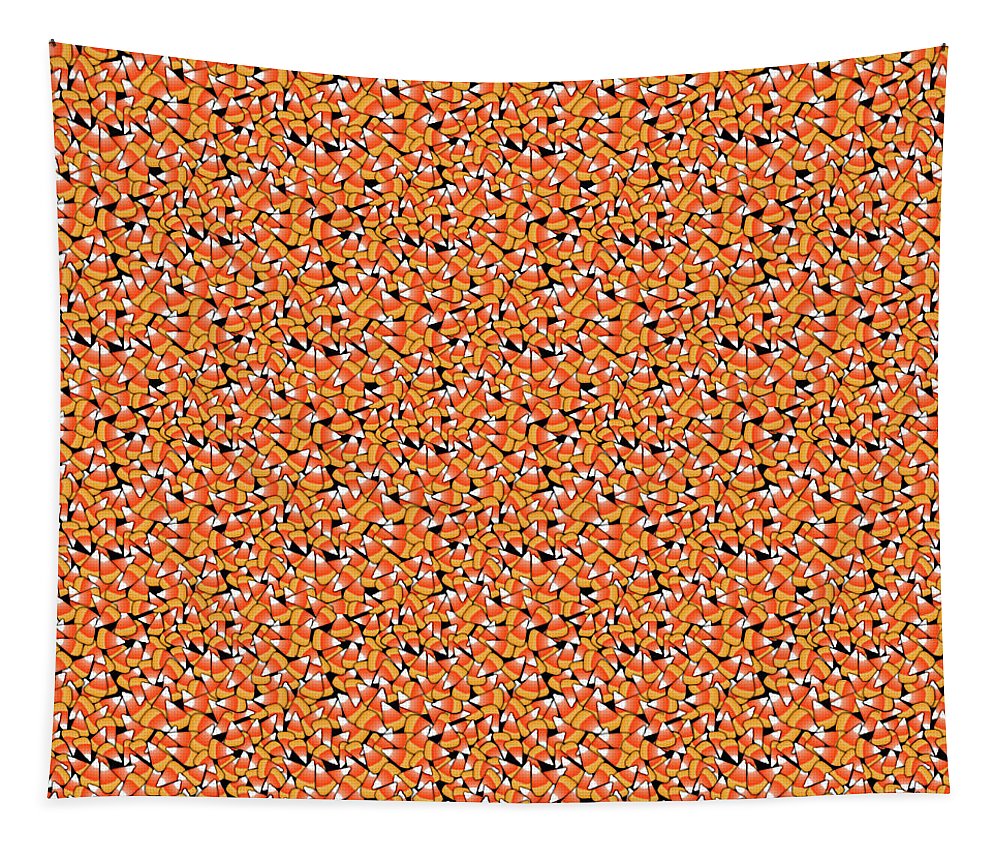 Fall Candy Corn Pattern - Tapestry