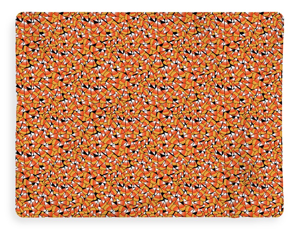 Fall Candy Corn Pattern - Blanket