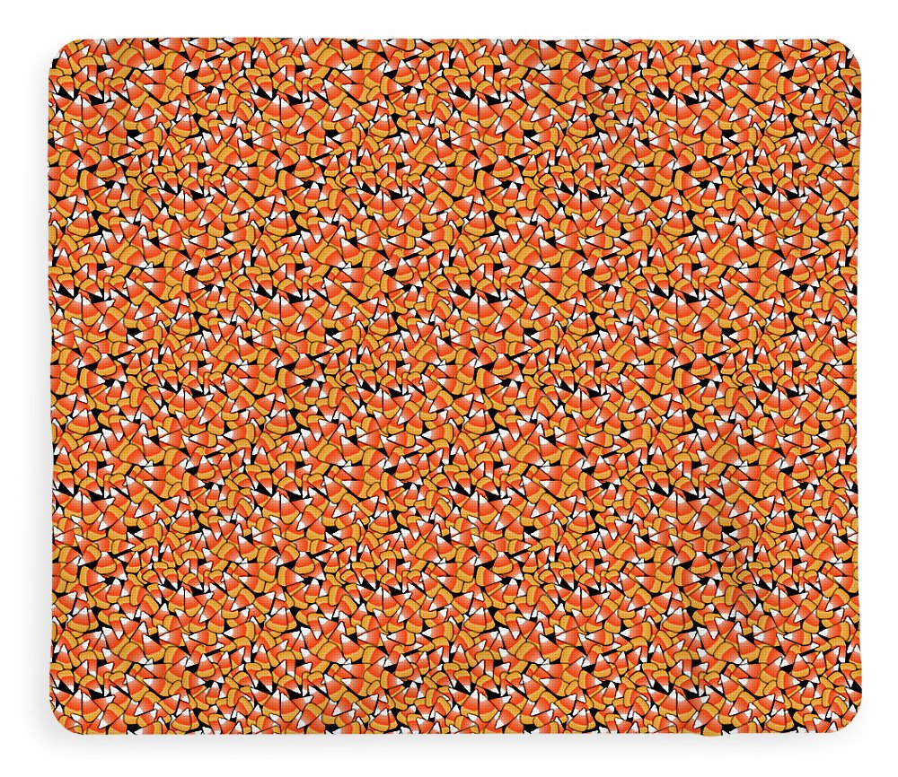 Fall Candy Corn Pattern - Blanket