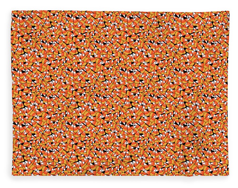 Fall Candy Corn Pattern - Blanket