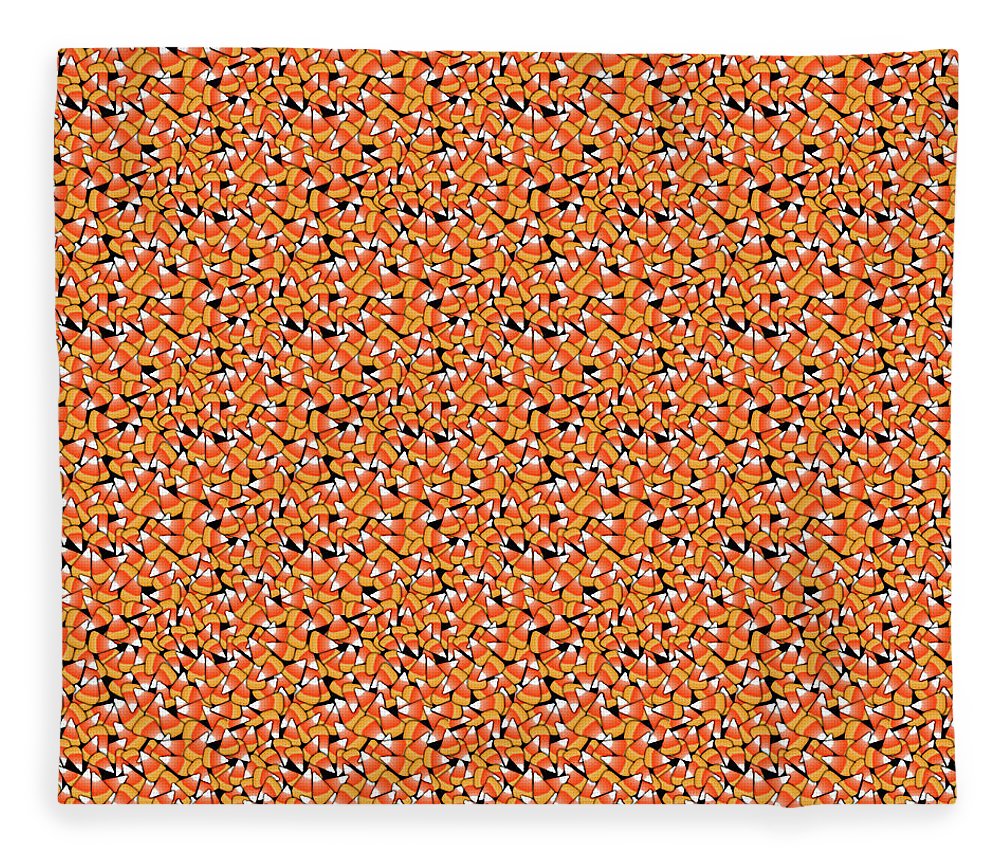 Fall Candy Corn Pattern - Blanket