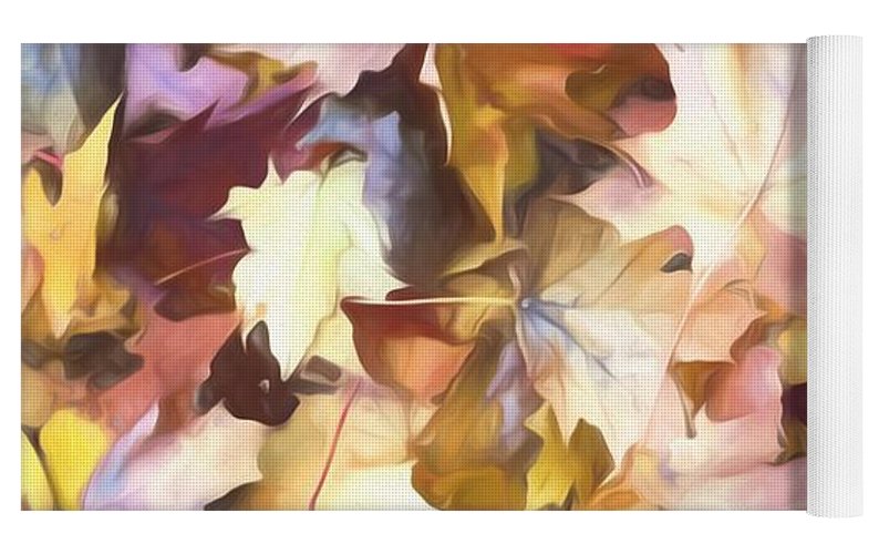 Fall Leaves Bright - Yoga Mat