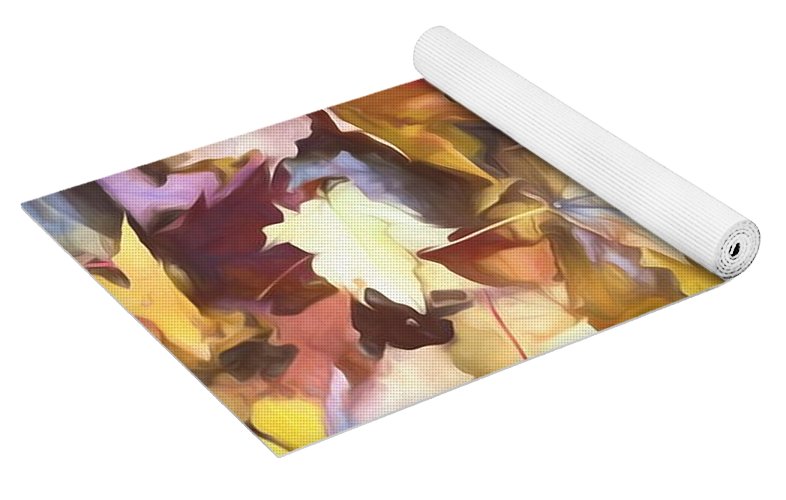Fall Leaves Bright - Yoga Mat