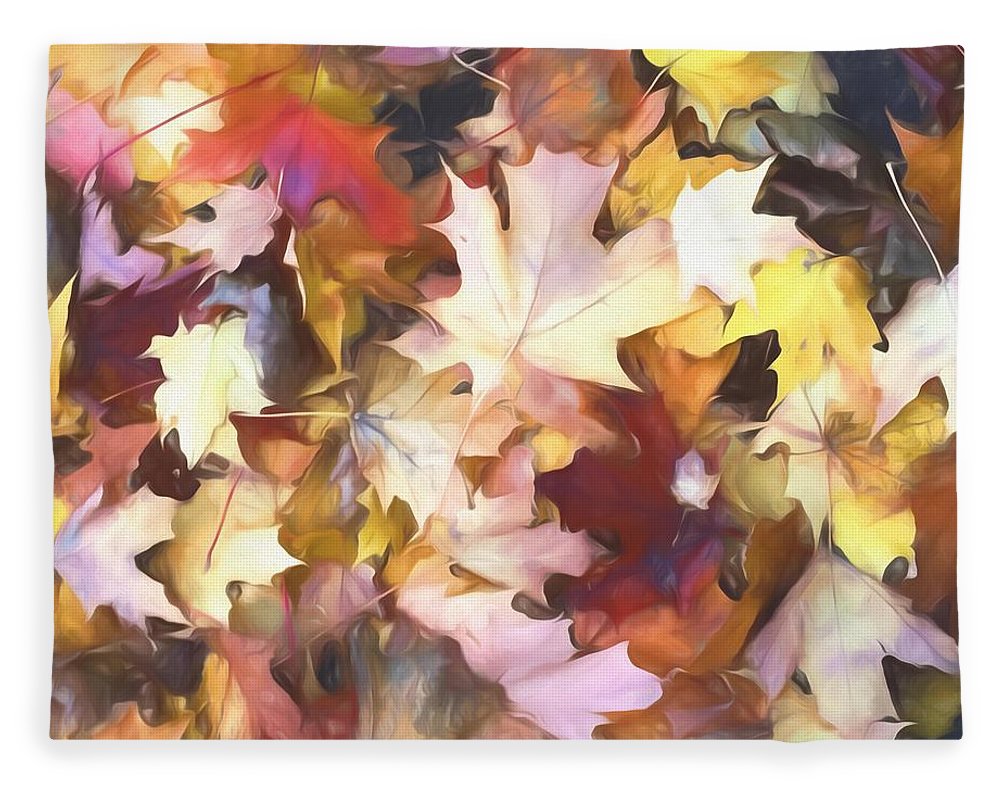 Fall Leaves Bright - Blanket