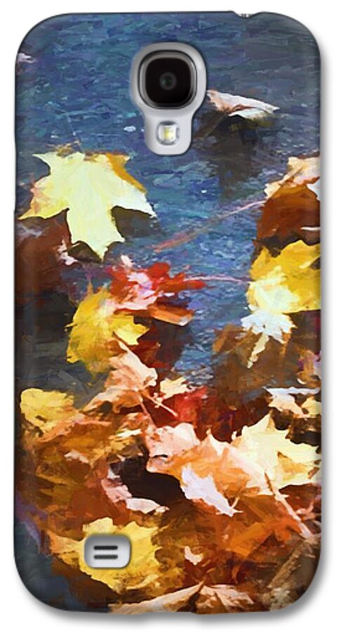 Fall Sidewalk Leaves - Phone Case