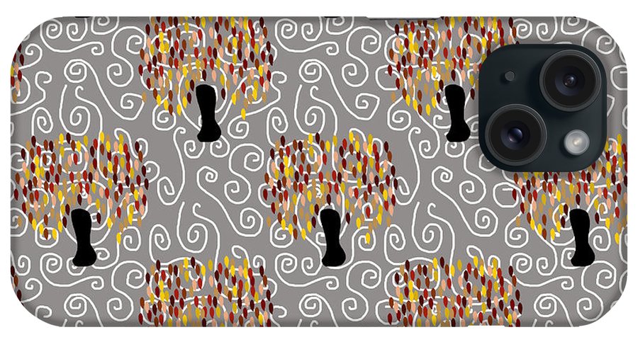 Fall Tree Pattern - Phone Case